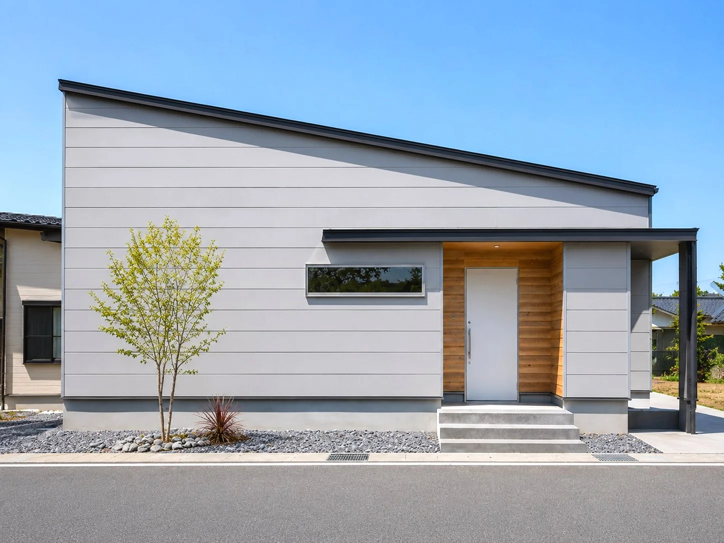 NEST ── 家族が集まる平屋の外観｜秀光ビルド徳島店